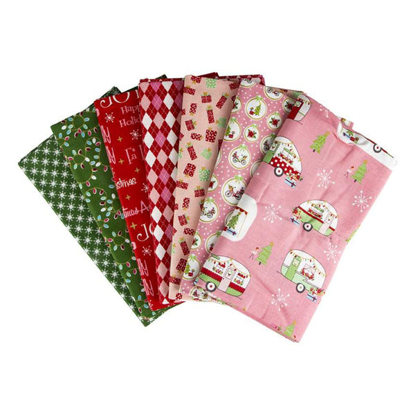Christmas Adventure 1 Yard Bundle  Peony, 7 Pcs.