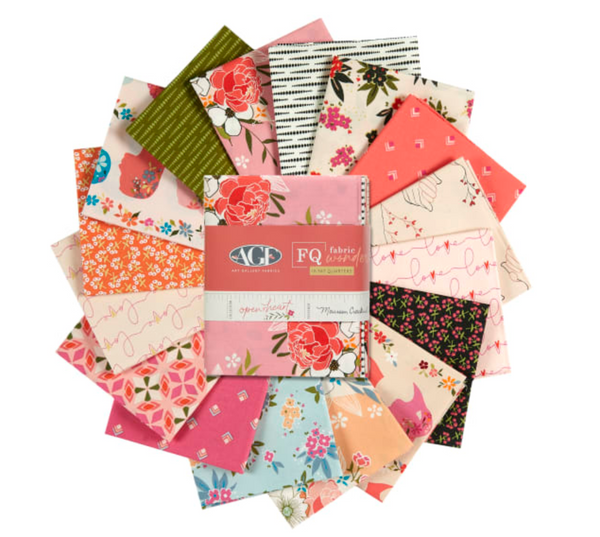 Open Heart 16 Pc. Fat Quarter Bundle by Maureen Cracknell