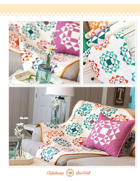 Kaleidoscope Quilt & Cross Stitch Book Lori Holt of Bee in my Bonnet for It's Sew Emma
