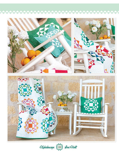 Kaleidoscope Quilt & Cross Stitch Book Lori Holt of Bee in my Bonnet for It's Sew Emma