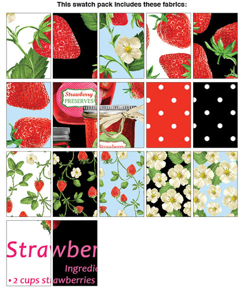 Strawberry Fields Forever 17 Pc Fat Quarter Bundle