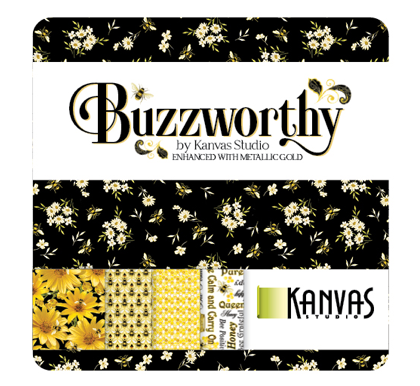 Buzzworthy 2 1/2"  Strip-pies by Kanvas/Benartex