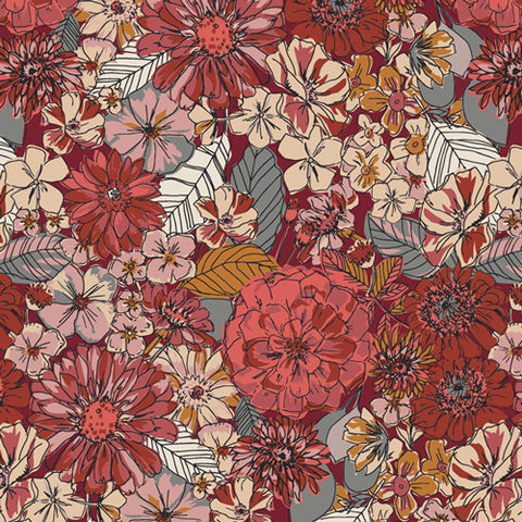 Fleuron Sanctuary from Kismet designed by Sharon Holland for Art Gallery Fabrics