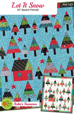 Let It Snow Quilt Pattern by Anka's Treasure