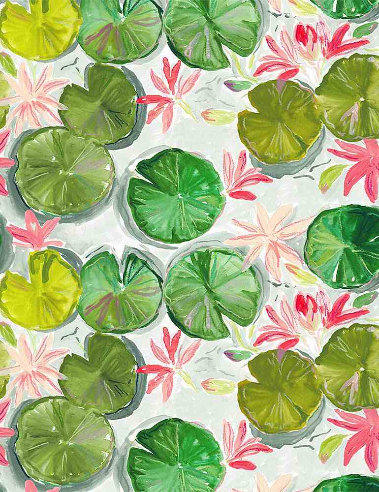 Lily Pads  - Multi. Orangerie Collection by Dear Stella